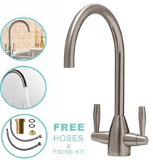 Kitchen Tap Sink Mixer Twin