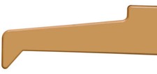 Upvc window cill sill end - /,