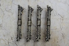 Vintage Cast Iron Wooden Shape