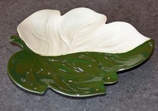 Carlton Ware Green/ Beige leaf