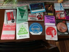 Vintage Rock Ticket Stubs