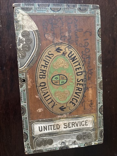 United service empty cigar box - empty,