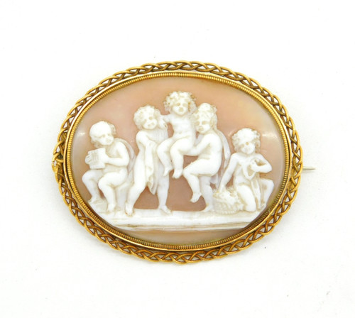 19th century 20ct gold mounted - 19th,
