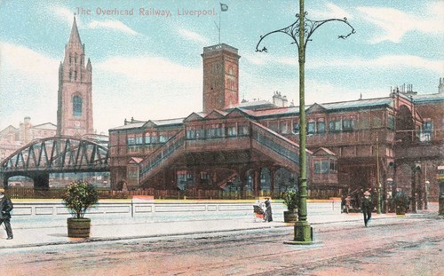 Liverpool overhead railway - liverpool,