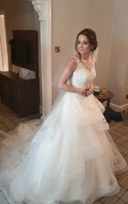 Sophia Tolli White Wedding Dress Size 8