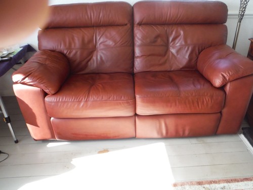 Seater leather reclining - 2,
