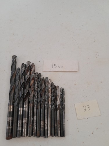15number used hss drill - , bits