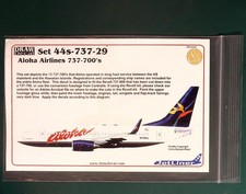 Draw Airliner Decals 1/144 44s-737-29: Boeing 737-700's Aloha Airlines