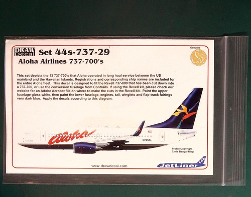 Draw airliner decals - draw, 1/144