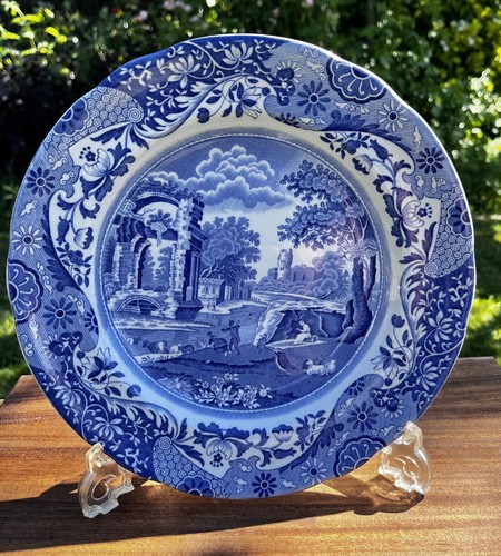 Spode italian garden - garden, blue