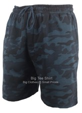 Big Mens Espionage Nickeen Fleece Camo Shorts Sizes 2XL to 8XL