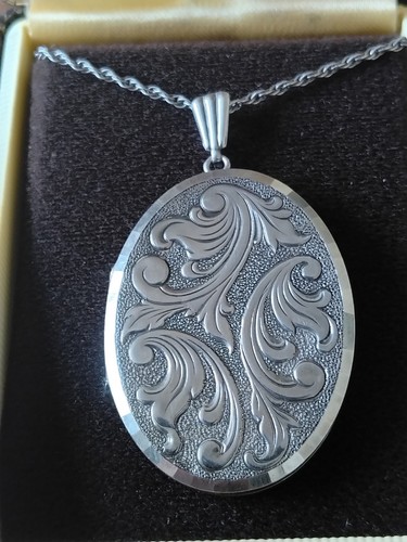 Vintage large solid silver - vintage,