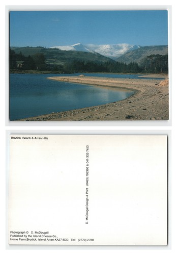 Postcard brodick beach and - brodick,
