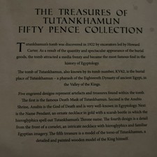 Tutankhamun Manx 50p Coin Set