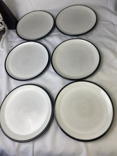 Denby Everyday Black Pepper dinner plate. 27cm. Used VGC. PRICED PER ITEM. 