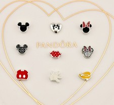 New Genuine Pandora x Disney Petite Floating Locket Mickey&Minnie Variety Charms