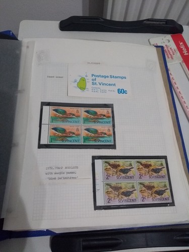 Vincent 1974 book stamps - vincent,
