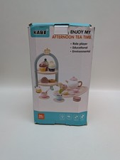 Wooden Tea Party Set Cupcake