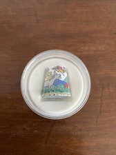 Austrian Emnamelled Steinbock Nursery Rhyme Thimble