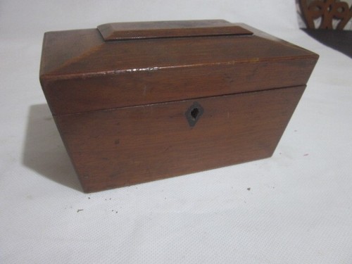Wooden storage box old brown - storage,