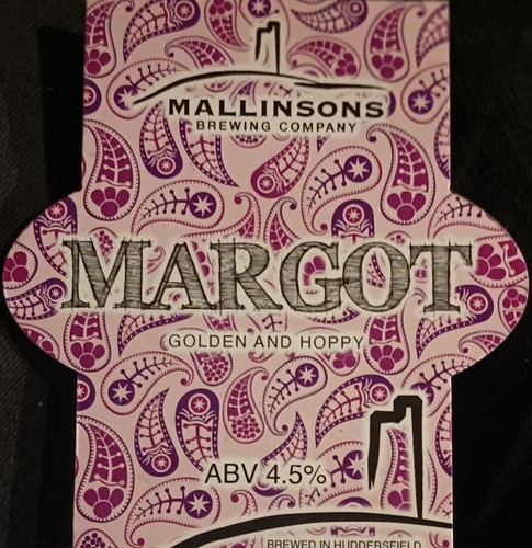 Mallinsons brewery margot - mallinsons, pump