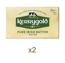2 Blocks Kerrygold Pure Irish Salted Butter 200g Each – Fresh & Authentic
