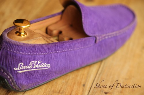 Louis vuitton purple suede - vuitton,
