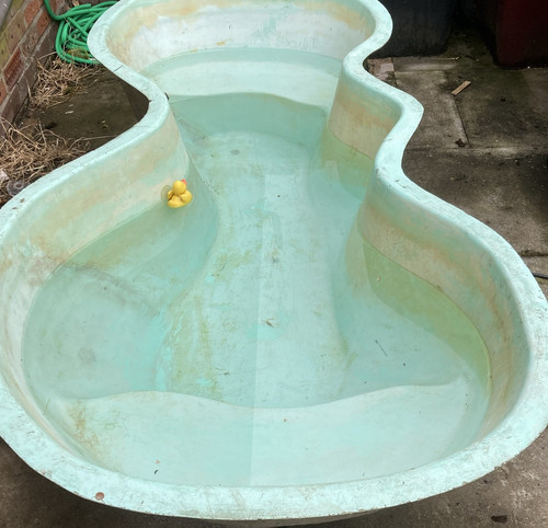 Green rigid fibreglass - green,