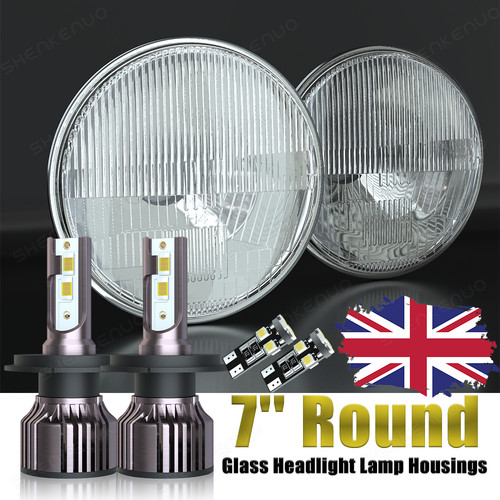 Led headlights pair for land - led,