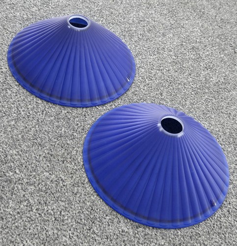 Cobolt blue lampshades cone - lampshades,