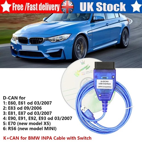 For bmw inpa - +dcan, obd2