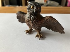 Bullyland Eagle Owl Figure Vintage Germany