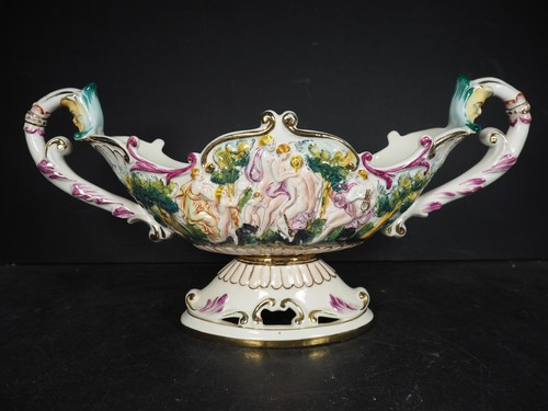 Vintage large capodimonte twin - large,