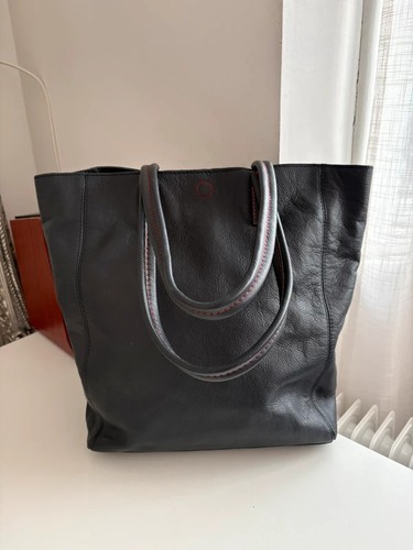 White stuff leather bag