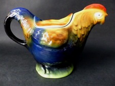 Staffordshire Pottery Novelty  Cockerel Teapot- Tony Wood  Studio Pottery
