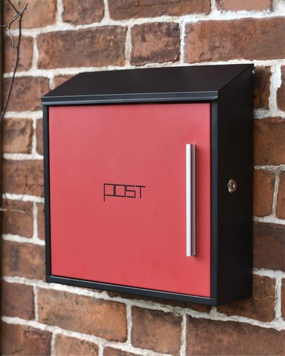 Contemporary black and red - black,