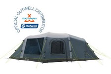 Outwell Hartford 6 Person Family Inflatable Tent - Blue/Grey
