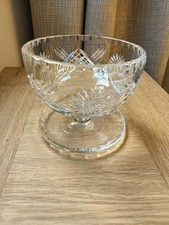 Vintage Cut Crystal Pedestal