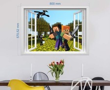 Minecraft Wall Stickers Decal