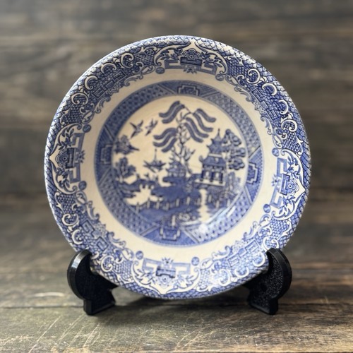 Willow pattern ceramic bowl - willow,