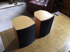 Naim n-Sat Speakers in Maple with Dedicated Naim n-Stands and Boxes