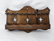 Antique Vintage Solid Oak Wall