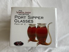 Boxed set of 2 glass PORT
