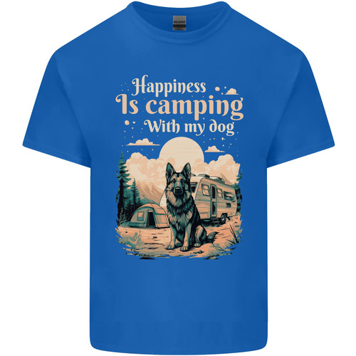 Camping with dog - dog, german