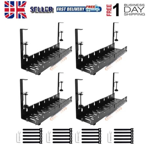 Under desk cable tray - desk,