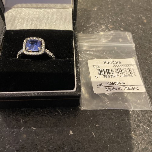 Pandora sparkling blue halo - pandora,