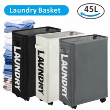 45L Laundry Basket Slim On