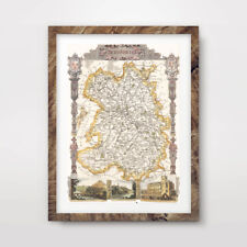 SHROPSHIRE VINTAGE MAP ART