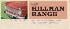 Hillman Range 1964-65 UK