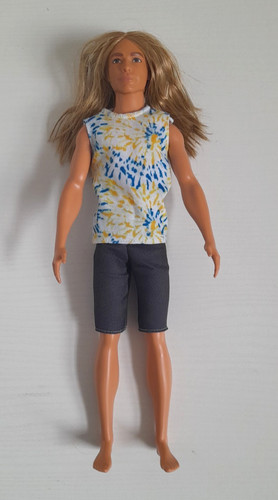 Long hair hippy ken doll - hippy,